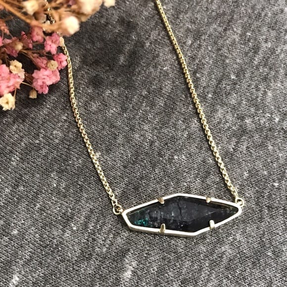 Black and Gold Kendra Scott Necklace Black and Gold Kendra Scott Necklace