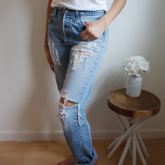 Distressed Jeans Distressed Jeans